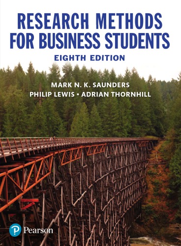cover Research Methods for Business Students8th2019