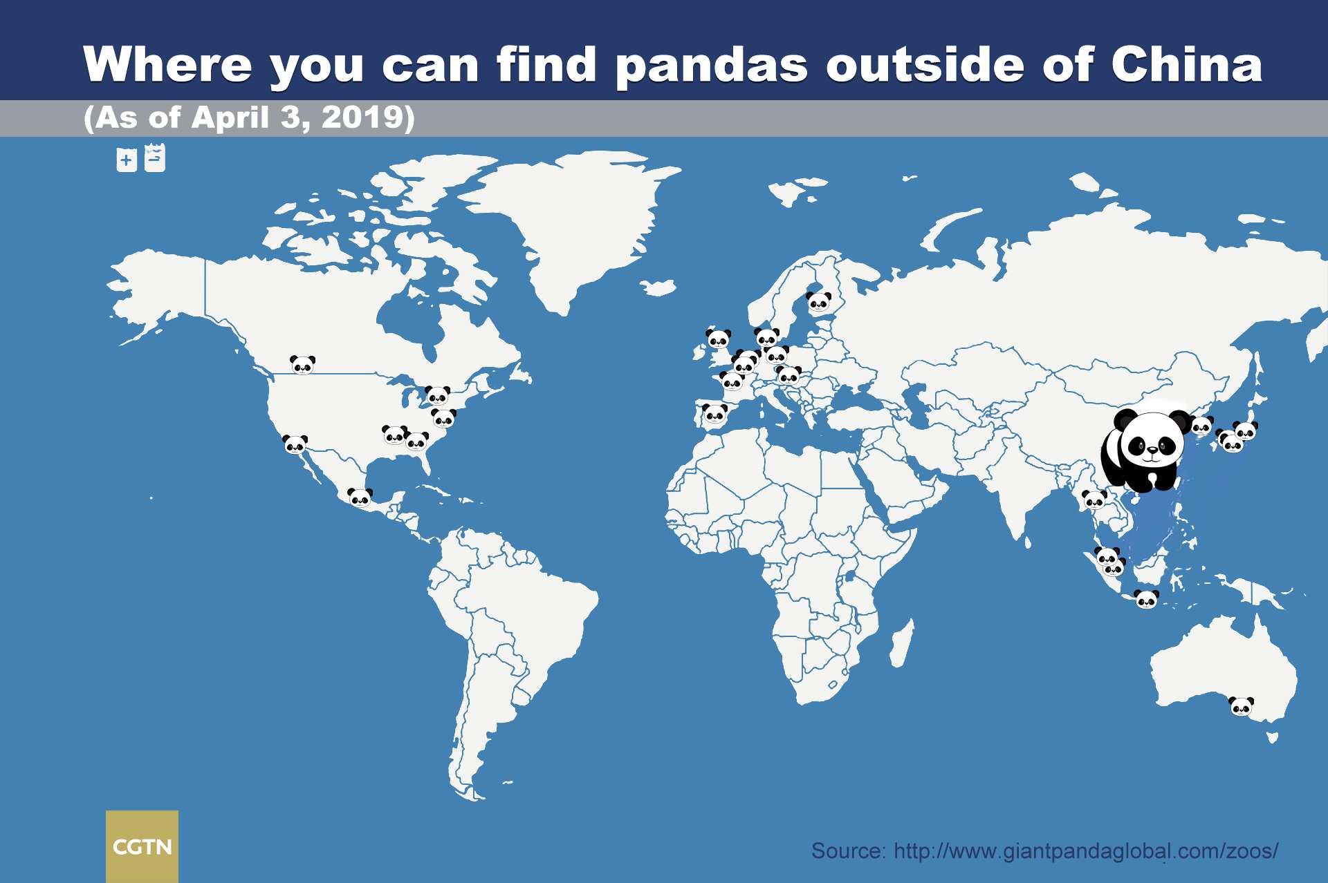 Map Where To See Pandas